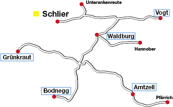 Einsatzorte Sozialstation Schlier