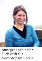 Frau Annegret Schindler der Sozialstation St. Martin