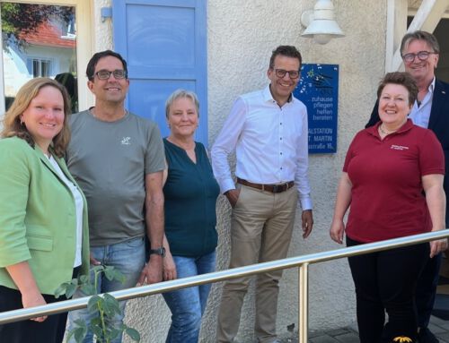 Minister Manne Lucha zu Besuch